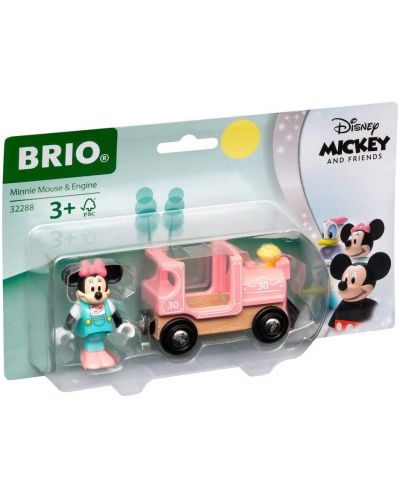 Jucarie din lemn  Brio - Trenuletul lui Minnie Mouse - 4