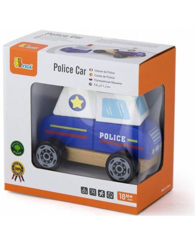 Jucărie puzzle din lemn Viga - Mașină de poliție - 3
