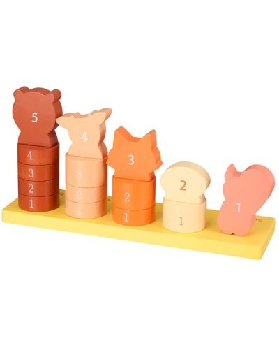 Jucărie de sortare din lemn Orange Tree Toys - Animale din pădure - 2