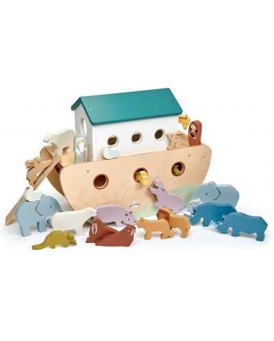 Set de jucării din lemn Tender Leaf Toys - Arca lui Noe cu animale - 3