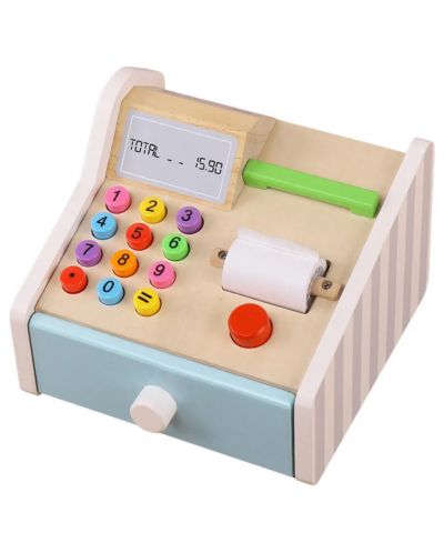 Jucărie din lemn Smart Baby - Casa de marcat - 2