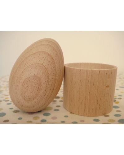 Wooden toy Smart Baby - Egg with Montessori cup - 3