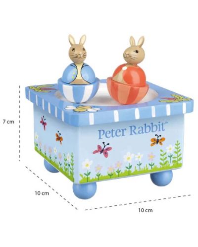 Cutie de muzică din lemn Orange Tree Toys Peter Rabbit - 3