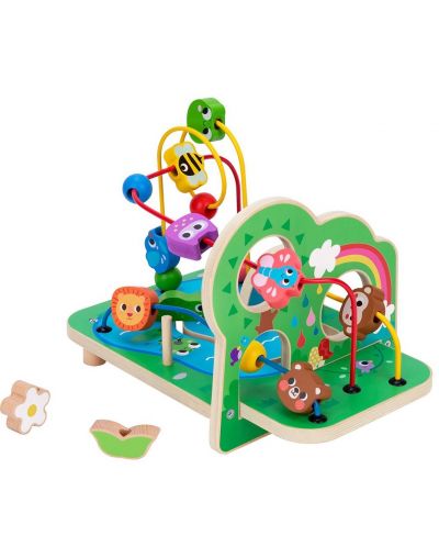 Labirint din lemn Tooky jucărie - Aventuri în junglă - 2