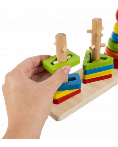 Jucărie din lemn Iso Trade - String sorter - 4