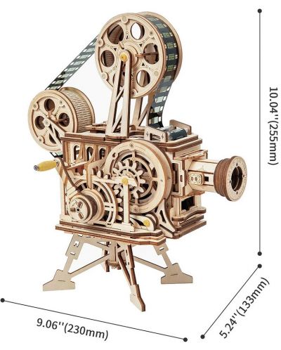 Puzzle 3D din lemn Robo Time din 183 de piese - Vitascop - 2