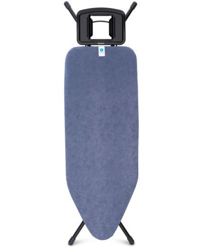 Masă de călcat cu suport masiv pentru fier de călcat Brabantia - Denim Blue, C 124 x 45 cm - 2