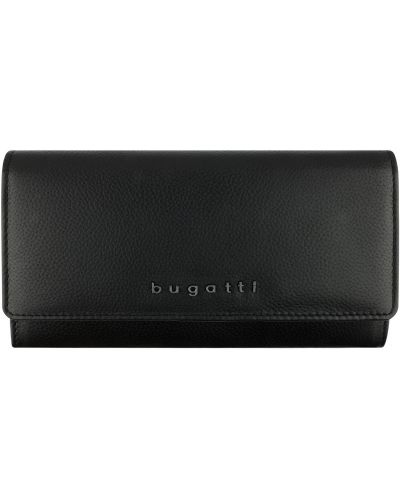 Portofel de dama din piele Bugatti Bella - RFID Protecţie, negru - 1