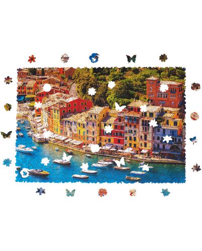 Puzzle din lemn Unidragon de 500 piese - Riviera Italiana (marimea KS) - 2
