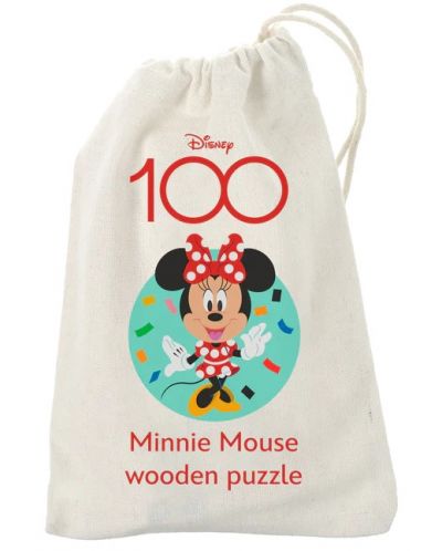 Puzzle din lemn Orange Tree Toys - Disney 100 Classic, Minnie Mouse - 3