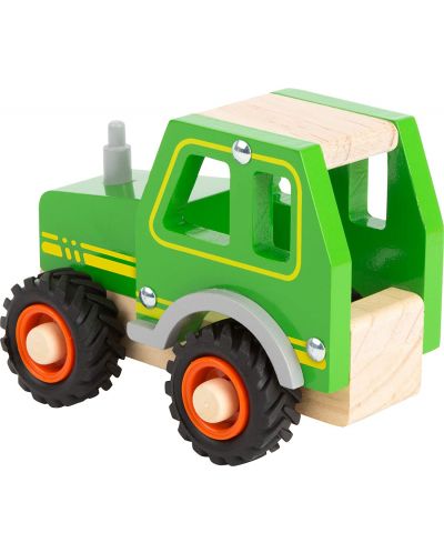 Jucarie de lemn Small Foot - Tractor, verde	 - 2