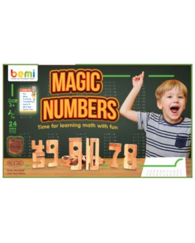 Joc pentru copii Bemi - Cifre magice, 24 piese - 1