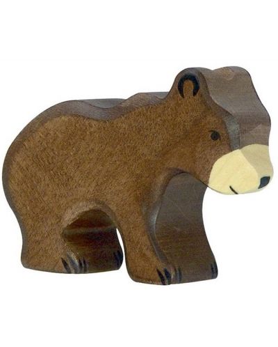 Figurina din lemn Holztiger - Micul urs brun - 1