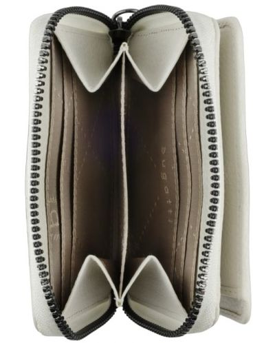 Portofel din piele pentru femei Bugatti Elsa - XS, protecție RFID, alb - 3
