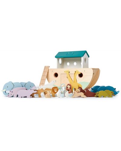 Set de jucării din lemn Tender Leaf Toys - Arca lui Noe cu animale - 4