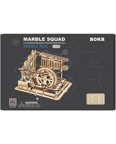 Puzzle 3D din lemn Robo Time din 239 de piese - Marble Squad - 3