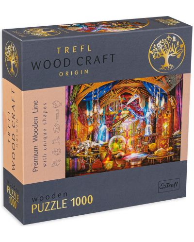 Puzzle din lemn Trefl de 1000 piese - O incapere magica  - 1