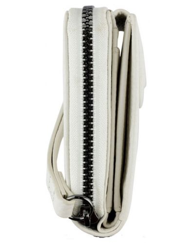 Portofel din piele pentru femei Bugatti Elsa - XL, protecție RFID, alb - 5