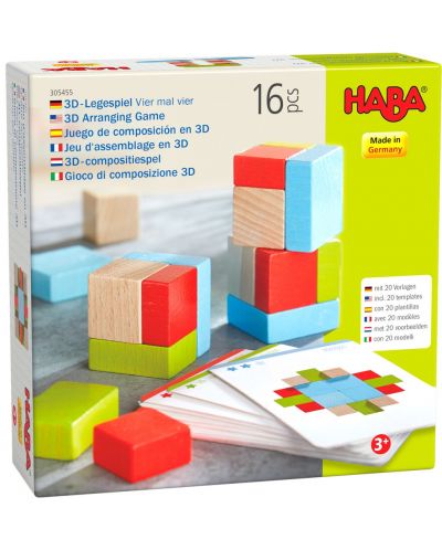 Cuburi din lemn Haba, 16 piese - 1