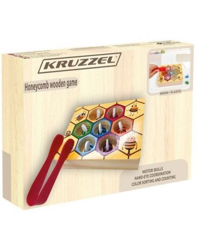 Joc din lemn Kruzzel - Fagure de miere - 6