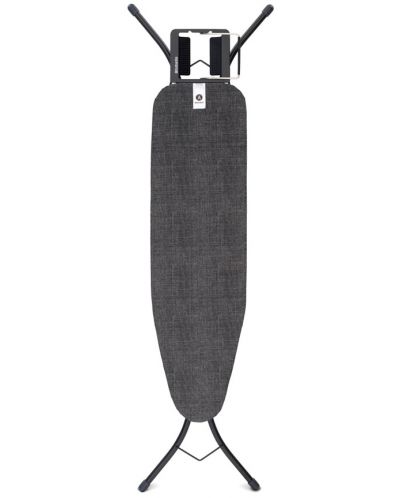 Masă de călcat Brabantia - Denim Black, cu suport pentru fier de călcat, 110 x 30 cm - 1