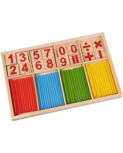 Joc matematic din lemn dupa metoda Montessori Kruzzel - 1