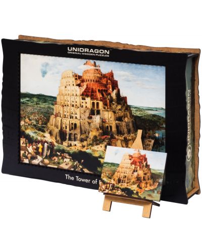 Puzzle de lemn Unidragon din 1000 de piese - Turnul Babel - 3