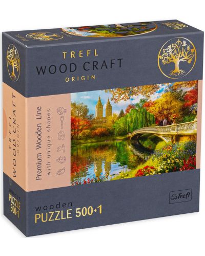  Puzzle din lemn Trefl de 500+1 piese - Central Park, New York - 1