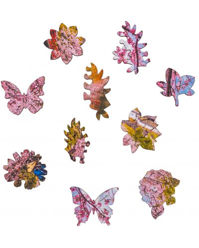 Puzzle din lemn Unidragon din 125 de piese Sakura (marimea S