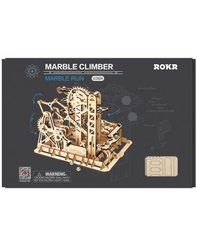 Puzzle 3D din lemn Robo Time din 233 de piese - Catar Marble - 3