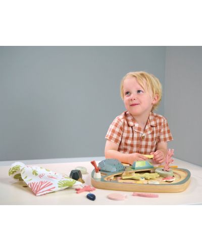 Set de joaca din lemn  Tender Leaf Toys - Bazin de stâncă - 5