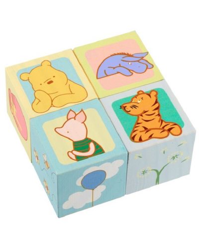 Cuburi din lemn Orange Tree Toys - Winnie the Pooh - 3