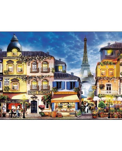 Puzzle din lemn Trefl de 1000 piese - Aleea Franceza - 2