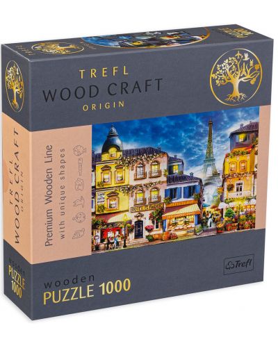 Puzzle din lemn Trefl de 1000 piese - Aleea Franceza - 1