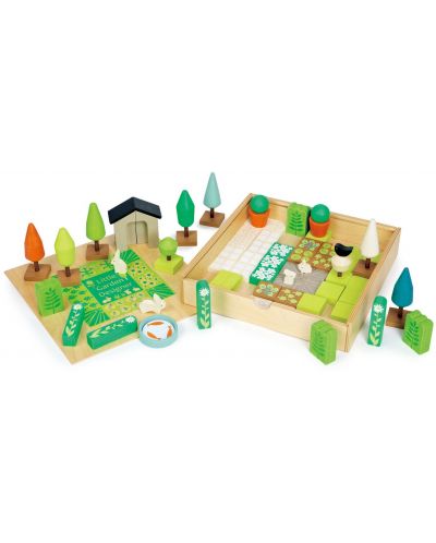 Set de joaca din lemn  Tender Leaf Toys -Grădina mea, 67 de piese - 3