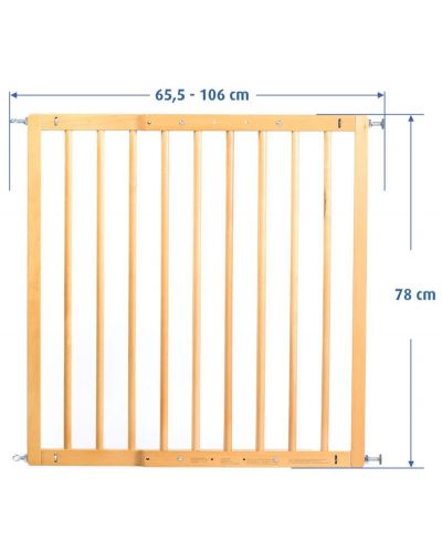 Separator de uși sau scări din lemn Reer, 65,5-106 x 75 cm - 2