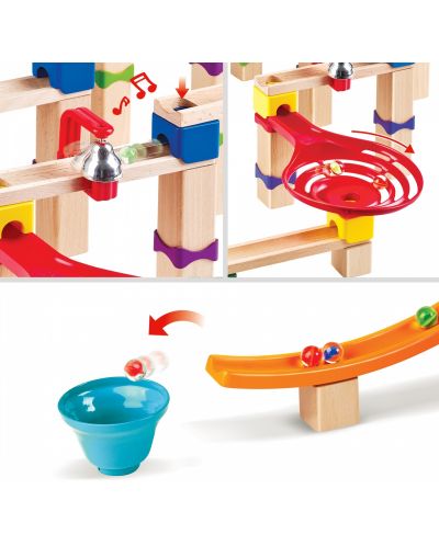 HaPe International Set de joacă din lemn - Tricks n Twists Pistă cu bile - 3