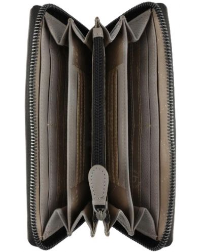 Portofel de dama din piele Bugatti Bella - Long. RFID Protecţie, taupe - 3