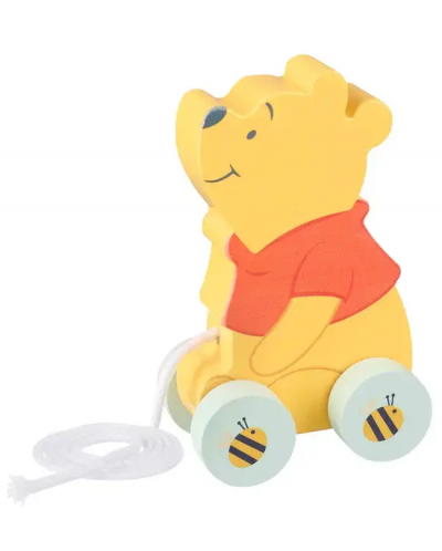 Jucărie de tras din lemn Orange Tree Toys - Winnie the Pooh - 1