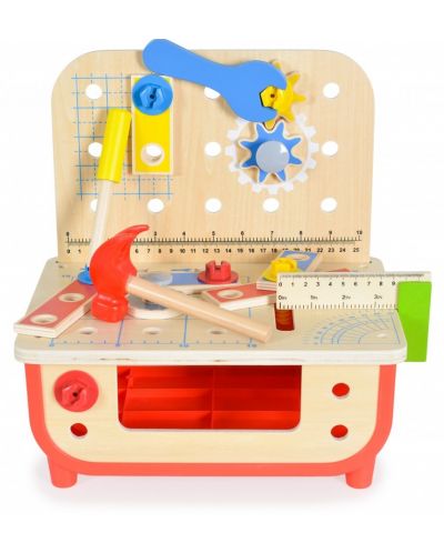 Tooky Toy Set atelier de instrumente din lemn - 4