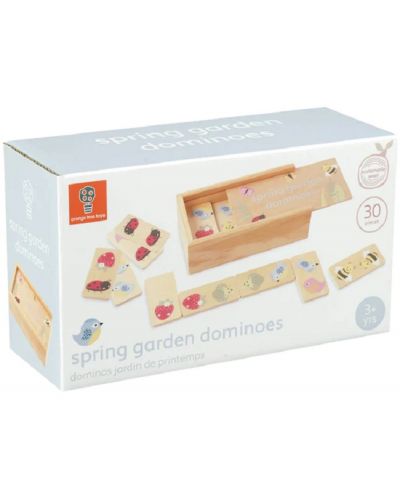 Domino din lemn Orange Tree Toys - Grădină - 1