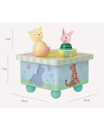 Cutie muzicală din lemn Orange Tree Toys - Ursulețul Pooh - 4