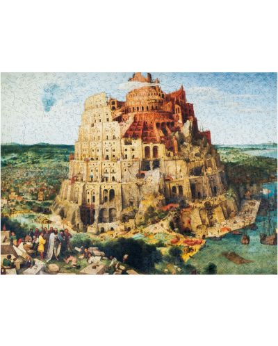Puzzle de lemn Unidragon din 1000 de piese - Turnul Babel - 6