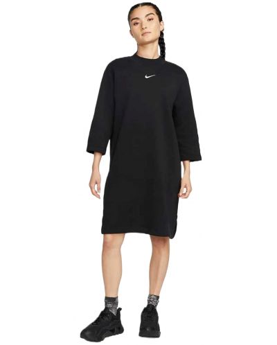 Rochie pentru femei Nike - Sportswear Phoenix Fleece, mărimea M, neagră - 2