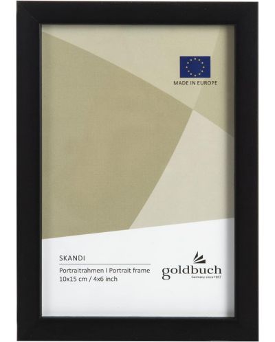 Ramă din lemn pentru foto Goldbuch - Neagră, 10 x 15 cm - 1