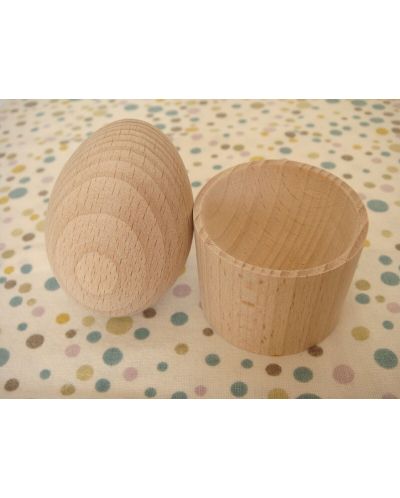 Wooden toy Smart Baby - Egg with Montessori cup - 2