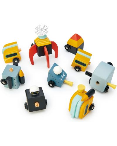 Set de jucării din lemn Tender Leaf Toys - Space Race - 4
