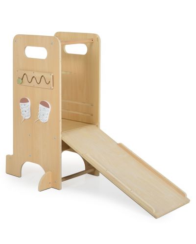 Turn de învățare din lemn 4 în 1 Moni Toys - Big Ben