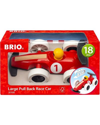 Jucărie din lemn Brio - Mașină de curse - 6