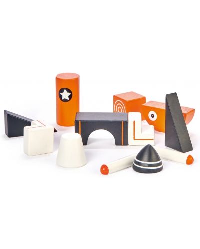 Tender Leaf Toys Set de joacă din lemn - Galaxy Magnetic Blocks - 3